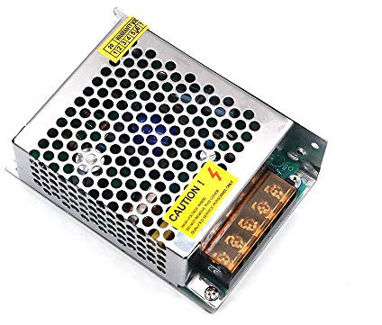 DollaTek 110V 230V AC a DC 24V 50W 2A Fuente de alimentación de Modo de Interruptor Cerrado de Voltaje Universal para cámara DCTV/Sistema de Seguridad/Tira de luz LED/Radio