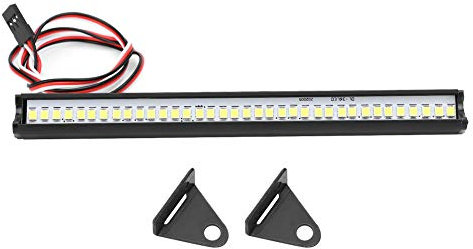 Dilwe 150mm Universal Dachleuchte, Super Helle LED Lichtleiste, RC Car Crawler Zubehör Dach LED Dach-Lampe Scheinwerfer für 1/10 1/8 RC HSP CC01 4WD Axial SCX10 Modellauto