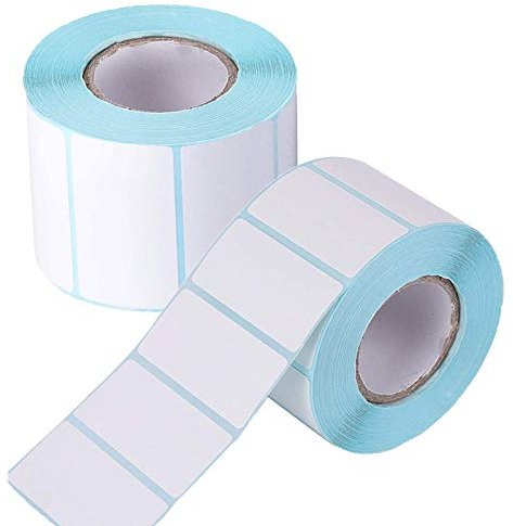 Johiux 1600 Etiquetas Autoadhesivas Para Etiquetas, 50 mm x 30 mm, Etiquetas Adhesivas Térmicas Adhesivas Para Impresoras, Oficinas, Cocinas, Etiquetadora.