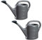 Gieskanne 5 L (2X) ANTHRAZIT Blumenkanne Gartengießkanne