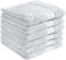 REDBEST Handtuchset, Frottierset 6er-Pack Chicago weiß Größe 50x80 cm - saugstark, strapazierfähig, ideal für Reisen, Sport (weitere Farben)
