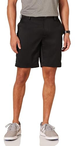 Amazon Essentials Men's Slim-Fit Stretch Golf Short, Black, 34