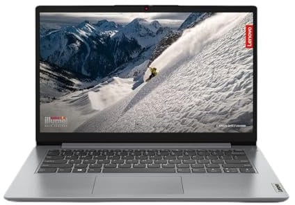 Lenovo IdeaPad 1 Gen 7 - Ordenador Portátil 14 FullHD (AMD 3020e, 4GB RAM, 256GB SSD, AMD Radeon Graphics, Sin Sistema Operativo) Gris – Teclado QWERTY Español