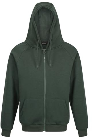 Regatta Professional Mens Pro Full Zip Hoodie Dark Green