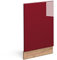 Vicco Frontblende Fame-Line, Bordeaux Hochglanz/Goldkraft Eiche, 45 cm ohne Arbeitsplatte
