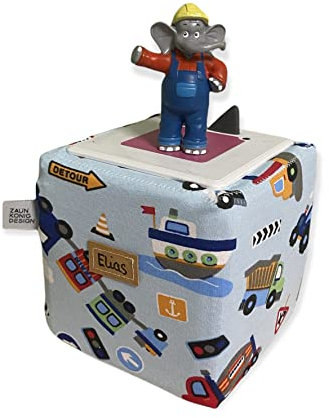 Toniebox Bezug Jungs & Mädchen Schutzhülle - Fuchs, Einhorn, Schmetterling, Baustelle, Beere - Zaunkoenigdesign (Fahrzeuge)