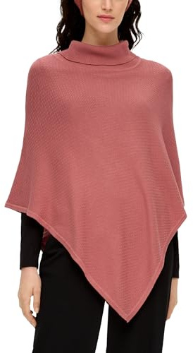 s.Oliver Poncho aus Viskose-Baumwoll-Mix
