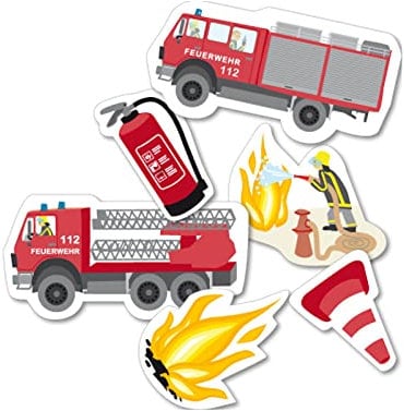 Feuerwehr-Party Konfetti XXL