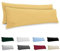 Kissenbezug 40x145 aus 100% Baumwoll-Jersey (2er Set) 150 g/qm - Gelb - Mit Reißverschluss - Twinzen Kissenbezug 40 x 145 cm - Kissenhülle Öko Tex Zertifiziert - Ultra weich und atmungsaktiv