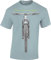 Fahrrad T-Shirt Herren : One Man One Engine - Mountainbike Shirt - MTB Tshirt (Ice Blue L)