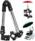 Honiwu Wheelchair Umbrella Holder, Stroller Umbrella Clamp Supporter Connector, Umbrella Holder Clamp, Universal Adjustable Umbrella Mount Stand for Baby Cart Wheelchair Golf Cart Electric Bicycle
