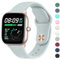 Oumida Bracciale per Amazfit Bip 3 Pro/Bip/Bip 3/Bip U Pro, 20 mm, cinturino di ricambio sportivo regolabile, per Amazfit GTS 2 Mini/GTS/GTS 3/GTS 4/GTS 4 Mini Uomo, Verde chiaro