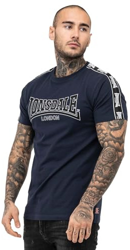 Lonsdale Herren T-Shirt Normale Passform VEMENTRY