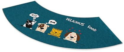 MagiDeal Tapis de Bain incurvé, Tapis de Douche incurvé, Tapis de Pied en Forme d'éventail, Tapis de Bain Absorbant l'eau Douce, Tapis de Baignoire pour, c