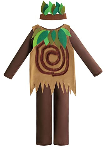 Amagogo Déguisements d'arbre pour enfants - Ensemble de jeu de rôle pour la journée des petits