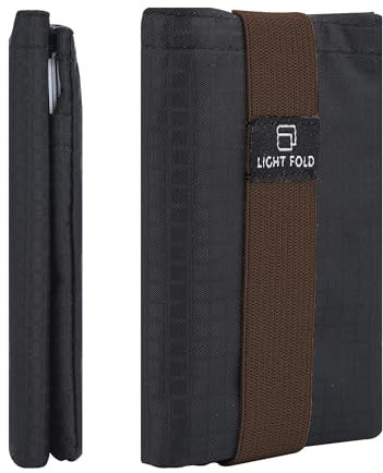 LIGHT FOLD Slim Wallet Geldbörse– Ultradünne Männerbörse mit RFID-Schutz für höchste Sicherheit– Geldbörse für die vordere Tasche mit 3 Kartenfächern und einem Geldscheinfach für einfache Organisation