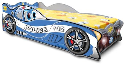 PLASTIKO Polizeibett Zickzack 140X70cm