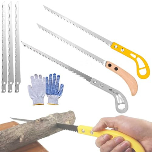 Outdoor Portable Hand Saw, 2024 Outdoor Portable Hand Saw,9 Inch Outdoor Portable Hand Saw,Rugged Blade Hand Saw for Trimming Garden Trees and Camping (3pcs)