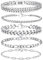 Cinsersr 5 Stück Edelstahl Armbänder - Herren Silber Schmuck, Stapelbar, Geeignet für Papa und Freund