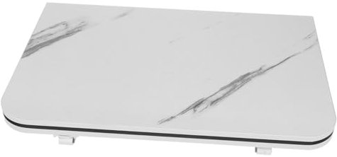 Beatifufu Multi-funktionale Wandmontage Klapptisch Hochbelastbarer Wandtisch Für Küche Schlafzimmer Und Arbeitszimmer Mit Weißem Marmor-Design Installieren