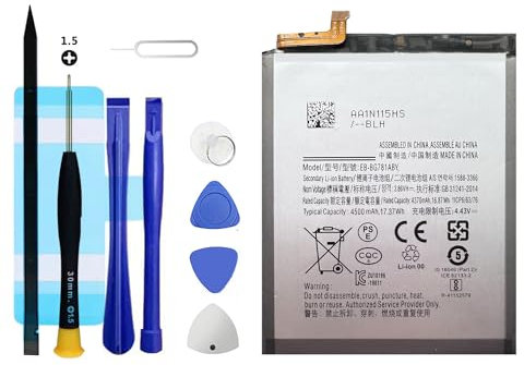 Vvuilsty EB-BG781ABY Ersatzakku für Galaxy S20 FE 5G A52 A52S,wiederaufladbare 0-Zyklen-Batterie kompatibel mit Samsung Galaxy S20 FE 5G SM-G781B A52 SM-A526 A52S SM-A528B with Repair Tool Kits