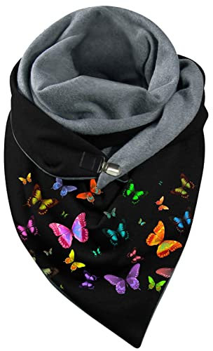 Herren Schal Kariert Schal Tuch Yam Yam Loop Farben Damen Halstuch Damen Kariert Strickschal Dunkelgrau Damen Halstuch Damen Hellblau MüTze Schal Damen Set Tuch Schal Kariert