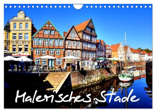 Malerisches Stade (Wandkalender 2026 DIN A4 quer), CALVENDO Monatskalender: Sehenswürdigkeiten der Hansestadt Stade (CALVENDO Orte)
