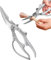 Bomefoi Kitchen Scissors, Poultry Scissors & Food Scissors, Kitchen Aid with Suspension for Catering, Picnics, Camping & Canteen