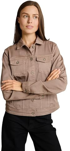TOM TAILOR Damen Jeansjacke mit Brusttaschen
