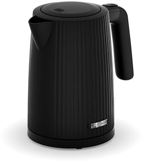 Princess Wasserkocher Wave, 1,7 L Fassungsvermögen, 2200 W Schnelles Erhitzen, Wasserstandsanzeige, Automatische Abschaltung, Modernes Design, 236058