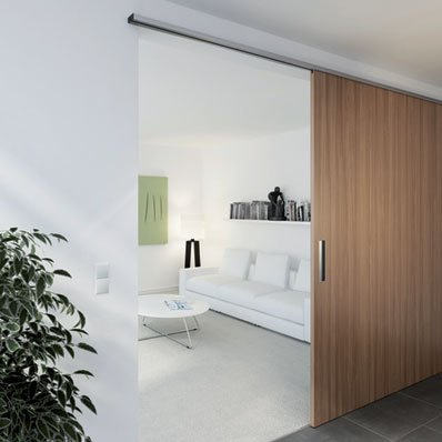 HAWA Divido 100 HM, Beschlägegarnitur (Schiebetürbeschlag), Tragkraft 100kg, 1200 x 2400 mm