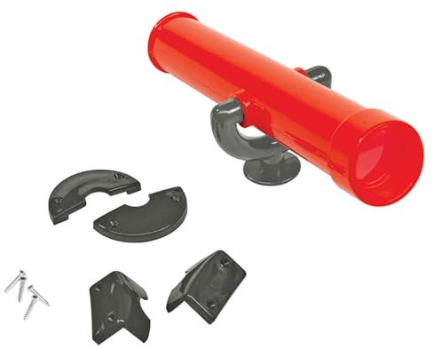 AXI Teleskop Rot/Grau | Spielhaus/Spielturm Zubehör aus Kunststoff