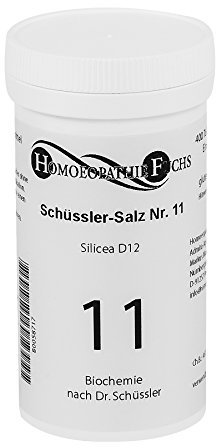 Schüssler Salze Nr. 11 Silicea D12 Tabletten | Das Salz der Haut, der Haare und des Bindegewebes | 400 St.