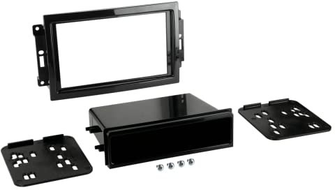 Metra 99-6510 Radiohalterung Einbau-Kit 1DIN/2DIN kompatibel mit Chrysler 300/300C | Dodge Caliber, Charger, Durango, Magnum, RAM | Jeep Commander, Compass, Grand Cherokee, Patriot