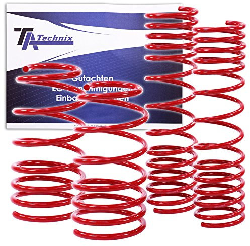 4x Tieferlegungsfedern Sport Federn Tieferlegung Sportfahrwerk Fahrwerksfedern Fahrwerksfedern 60/40mm