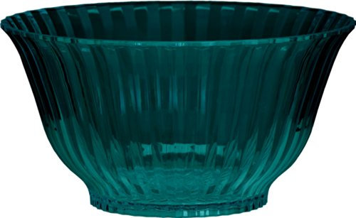 Baci Ciotola per Insalata, Acrilico, Acrilico, Verde, 27 x 27 x 14 cm