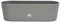 Kunststoff Flori Blumenkasten dunkelsilber L 26.5cm B 10.0cm H 08.0cm
