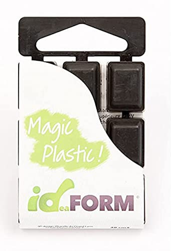 ID-FORM - Magic Plastic ! Tablette plastique thermoformable/modelable, Noir