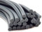 Plastique baguettes de soudure PVC-P souple Gris 4mm Ronde 25 Barres