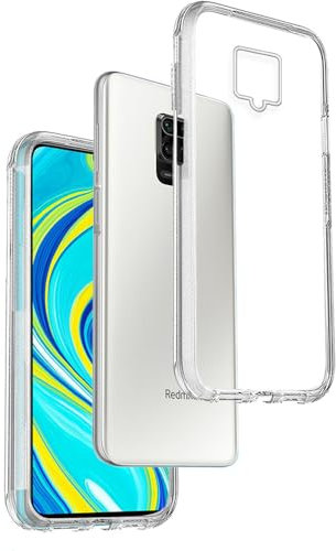 - 3X Funda Carcasa Gel Transparente para XIAOMI REDMI Note 9S - Note 9 Pro - Note 9 Pro MAX, Ultra Fina 0,33mm, Silicona TPU de Alta Resistencia y Flexibilidad