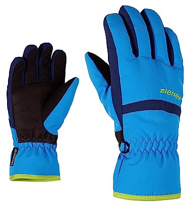 Ziener LEJANO Kinder AS Ski-Handschuhe/Wintersport | Wasserdicht Atmungsaktiv, persian blue, 3,5