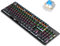Tastiera Gaming Meccanica di Gioco 104 Tasti Blu Interruttori USB A Filo Programmazione Tastiere con Tasti Multimediali di Gioco del Giocatore di Sostegno Computer Desktop PC