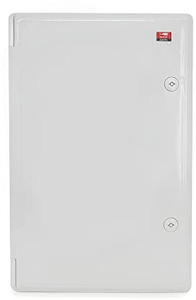 KOOP Elektro ABS Verteilerschrank Schaltschrank mit Verriegelung Tür mit umlaufender Dichtung 430x660x210 Industriegehäuse IP65 mit verzinkter Montageplatte