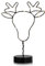 DecoKing LED Deko Weihnachten Metall Rentier Beleuchtung Luna Reindeer
