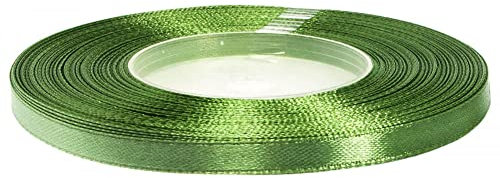 Cartonare Satinband 3mm/91m Geschenkband Dekoband Schleifenband Hochzeit Farbe: 083 / Olive