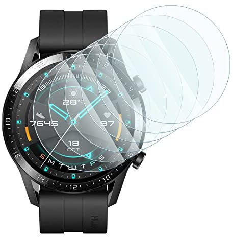 Karylax - [Pack x6] Protezione in vetro Fléxibile Durezza 9h, Pellicola Protettiva per Polar Grit X Pro Orologio connesso