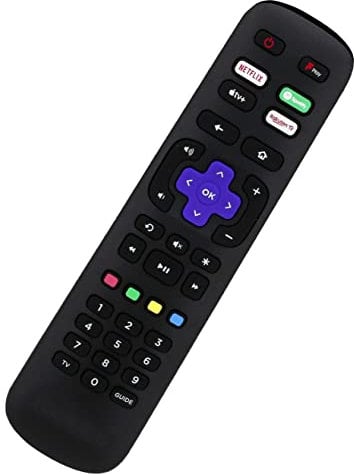 Fernbedienung kompatibel mit TCL ROKU TV mit Spotify, Netflix, Rakuten TV, Freeview Play für 32RS520K 40RS520K 43RP620K Fernseher