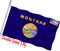 ARSOF Montana Staatsflagge, 7,6 x 12,7 cm, doppelseitig, strapazierfähig, Montana-Schatz, MT-Staatsflaggen, 3-lagig, mit strapazierfähigem Segeltuchkopf und 2 Messingösen, lebendige Farben