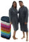 LEBENGOOD Bademantel für Damen, Herren, Unisex, Frottee 100% Baumwolle, Weicher Morgenmantel Dusche, Größen Flauschig, Leicht, S, M, L, XL, XXL, (3XL, Marengo)