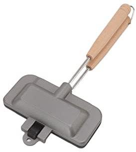 Sandwich-Maker-Pfanne, Hot Dog-Presse, Doppelseitige Antihaft-Bratpfanne, Flip-Backform, Geeignet für die Zubereitung von Frühstück, Toast, Panini, Waffeln